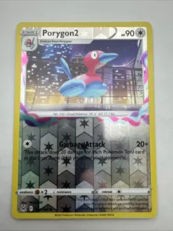 141/196 PORYGON2 REVERSE HOLO LOST ORIGIN POKEMON CARD - Image 1