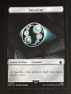 Dalek/Treasure Token NM Doctor Who MTG Magic The Gathering English Card - Image 2