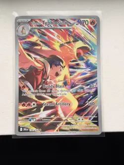 Pokemon TCG Ethan's Typhlosion Destined Rivals Illustration Rare Card 190/182 - Image 2