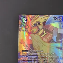 Digimon Card Apollomon BT25-018 Alternate Art SR RAW UNGRADED Dual Revolution - Image 4