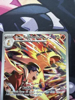 Pokemon TCG Ethan's Typhlosion Destined Rivals Illustration Rare Card 190/182 - Image 4