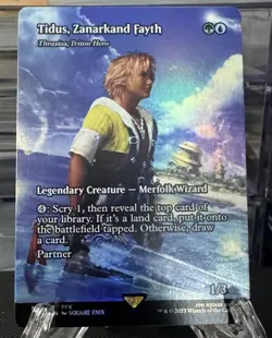 MTG Tidus, Zanarkand Fayth - Thrasios, Triton Hero Showcase FOIL #0058 FCA NM/M - Image 1