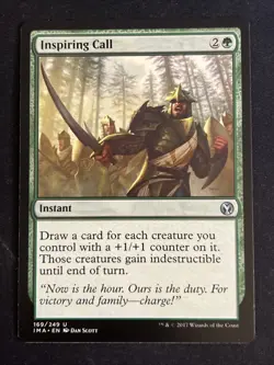 1x Inspiring Call (169) Iconic Masters LP MTG Magic the Gathering x1 MKE - Image 1