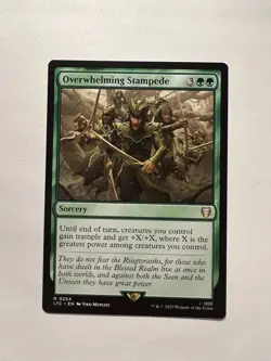 Overwhelming Stampede - MTG LTC - NM - Image 1