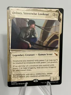 Wizards of the Coast Delney, Streetwise Lookout Borderless Mythic 337 - Image 1