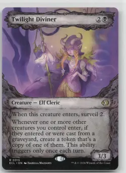 Twilight Diviner (Showcase) R Lorwyn Eclipsed 315 LP 2026 Isabella Mazzanti Regu - Image 1