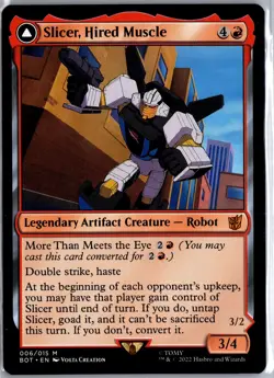 Slicer, Hired Muscle 6 Universes Beyond: Transformers MTG LP - Image 1