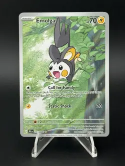 Emolga 112/086 Pokemon TCG: Black Bolt Illustration Rare (B) - Image 1
