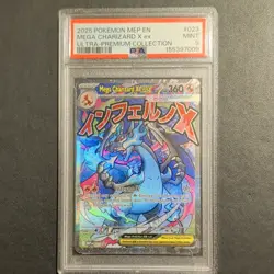 Pokemon Mega Charizard X EX PSA 9 Mega Evolution Promo Holo #023 2025 - Image 1