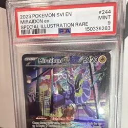 The Pokemon Company Pokemon TCG Miraidon ex 244/198 SV01 SIR Holo Eng PSA 9 - Image 3