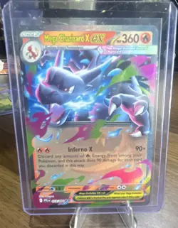Pokemon TCG Mega Charizard X EX Full Art Ultra Rare Holo 360 HP 013/094 EN - Image 1