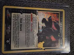 Pokemon TCG Umbreon Gold Star 17/17 Celebrations Classic Collection - Image 1