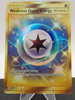 Weakness Guard Energy 258/236 Secret Rare Unified Minds Pokemon Holo Near Mint - Image 1