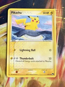 Pikachu LP POP Series 5 Common 12 Pokemon Wailmer 2007 Surfing Naoyo Kimura - Image 2