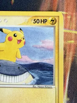 Pikachu LP POP Series 5 Common 12 Pokemon Wailmer 2007 Surfing Naoyo Kimura - Image 4