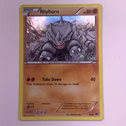 Rhyhorn 8/12 McDonalds 2015 Promos Holofoil Pokemon TCG MP - Image 1