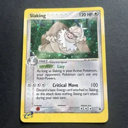 Pokemon TCG Slaking EX Ruby Sapphire 12/109 Holo Rare - MP fast shipping - Image 1