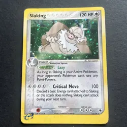 Pokemon TCG Slaking EX Ruby Sapphire 12/109 Holo Rare - MP fast shipping - Image 2