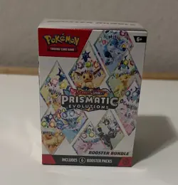 Pokemon TCG Scarlet & Violet Prismatic Evolutions Booster Bundle Box (6 Packs) - Image 1