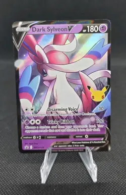 Pokemon TCG Dark Sylveon V SWSH134 Black Star Promo Holo Ultra Rare - Image 1