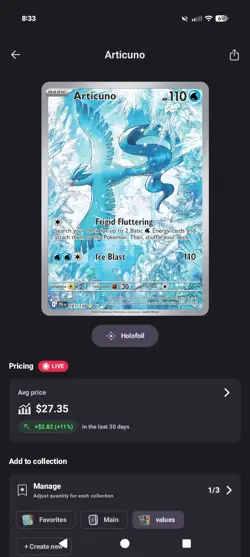 Articuno 161/159 Sv09: Journey Together Illustration Rare Holo English 110HP - Image 5