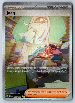 Jacq 250/198 Special Illustration Rare Scarlet & Violet Pokemon - Image 1
