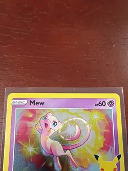 Pokemon Mew 011/025 Holo Rare Celebrations Near Mint TCG 25th Anniversary - Image 2