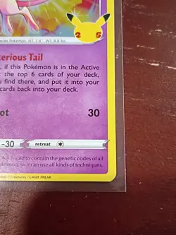 Pokemon Mew 011/025 Holo Rare Celebrations Near Mint TCG 25th Anniversary - Image 4