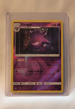 Pokemon TCG Gengar 38/111 Sm-Crimson Invasion Reverse Holo HP 130 - Image 1