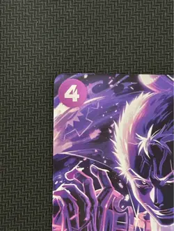 One Piece Trading Card Zoro Juro OP12 SP Purple Condition Seen in - Image 2