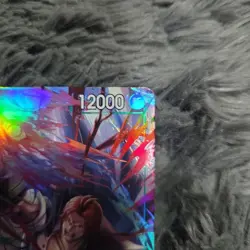 One Piece Trading Card Shanks SR Parallel Near Mint Condition - Image 3