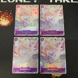 One Piece Trading Card Sanji & Pudding SR Parallel EB02035 Play Use - Image 1