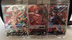 One Piece Trading Card Monkey D Luffy Ace Sabo Unopened Condition - Image 1