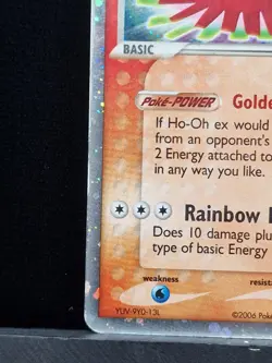 Ho-Oh ex - 17/17 - POP Series 3 - Moderate Play - Holo Vintage Pokemon Card - Image 4