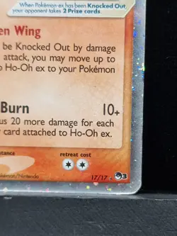 Ho-Oh ex - 17/17 - POP Series 3 - Moderate Play - Holo Vintage Pokemon Card - Image 5