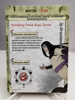 Naruto Kayou English Series 2 Card - Orochimaru - NRSA02-SSR-010L3 - Image 2