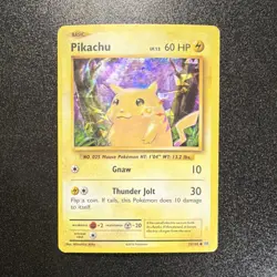 Pokemon TCG Pikachu 35/108 2016 Holo Rare Basic 60HP Card Stock Mitsuhiro Arita - Image 1