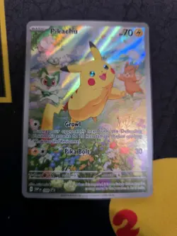 Pikachu 088 Sv: Scarlet & Violet Promo Cards Illustrator Rare Holo - Image 1