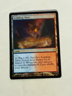 MTG FOIL Scalding Tarn Zendikar Magic the Gathering - Image 1