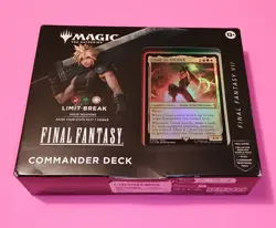 NEW MTG Magic the Gathering Final Fantasy VII Commander Deck Limit Break CLOUD - Image 1