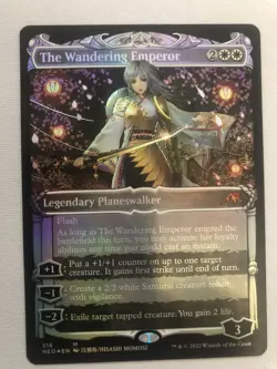 The Wandering Emperor(Showcase)(Foil)-Kamigawa:Neon Dynasty-MTG-NM - Image 1