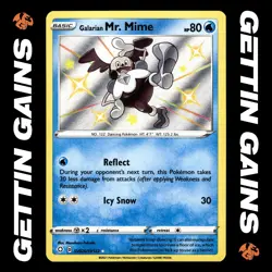 Galarian Mr. Mime - SV020/SV122 - Baby Shiny - Shining Fates - Pokemon - NM/M - Image 1