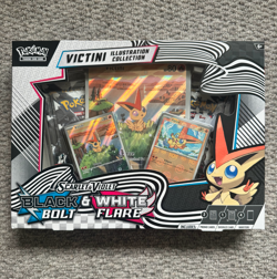 Pokemon TCG Victini Illustration Collection Box Black Bolt & White Flare Sealed - Image 1