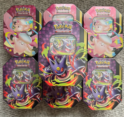 Pokemon TCG Mega Moonlit Tin Brand New & Sealed - Choose Your Tin - Image 1
