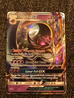 Lunala GX SM17 | Black Star Promo | Pokemon Card | - Image 1