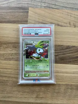 Shaymin Lv. X PSA 10 Pokemon Holo japanese - Image 1