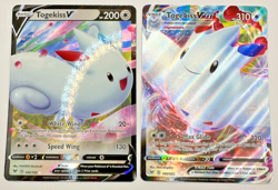 Pokemon Karte TCG Togekiss VMAX 140+141/185 Farbenschock Holo Englisch NM - Image 1
