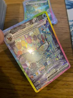 NM! Vaporeon ex (149/131) Prismatic Evolutions Special Illustration Pokemon Card - Image 3