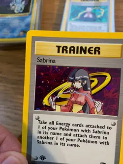 1st Edition Sabrina Trainer (20/132) Holo Gym Challenge Pokemon Card! FREE P&P! - Image 4