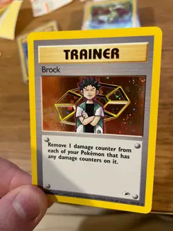 Brock Trainer (15/132) Holo Gym Heroes Pokemon Card! FREE P&P! - Image 4